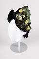 Image of Evening bonnet with parrot decoration, 1888